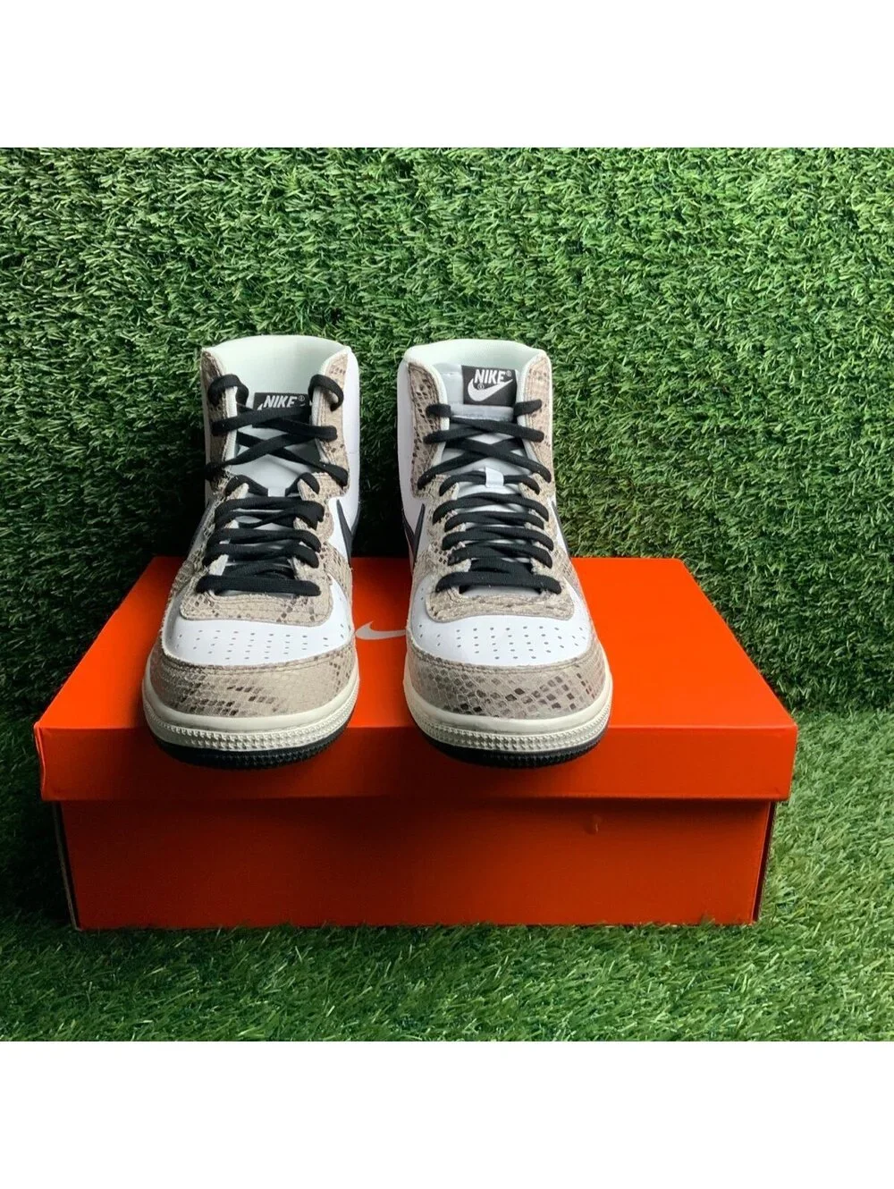 NIKE TERMINATOR HIGH WHITE / SAIL / COCOA Men’s Size 12 FB1318-100